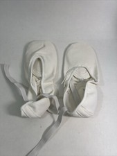 Grishko Canvas Ballet Slippers White Size 42 B MOA 6 Dance Shoes Soft