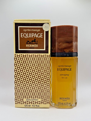 EQUIPAGE BY HERMES 125ML VINTAGE AFTER SHAVE SPRAY CODE-EA807 (NEW WITH BOX)