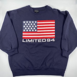 red white and blue sweatshirt