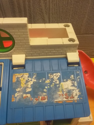 VTG Fisher Price Little People Sesame Street Clubhouse #937 5-Figures - Picture 17 of 24