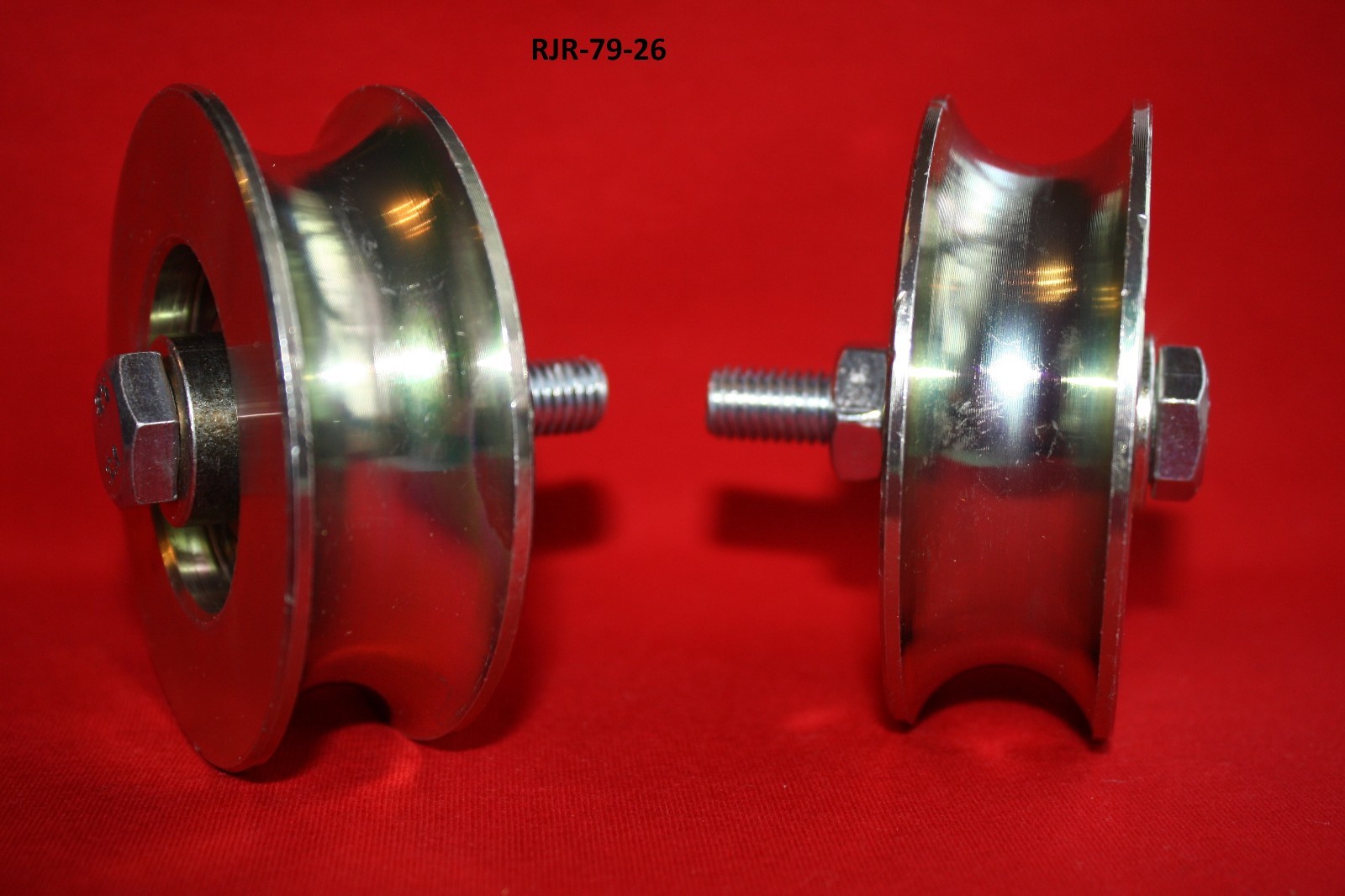79mm Steel U Groove slide gate pulley wheels suit for tube, bar, rope eBay