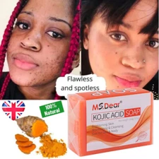 Original Kojic Acid Soap for Dark Spots Whitening, Turmeric Soap Skin Lightening
