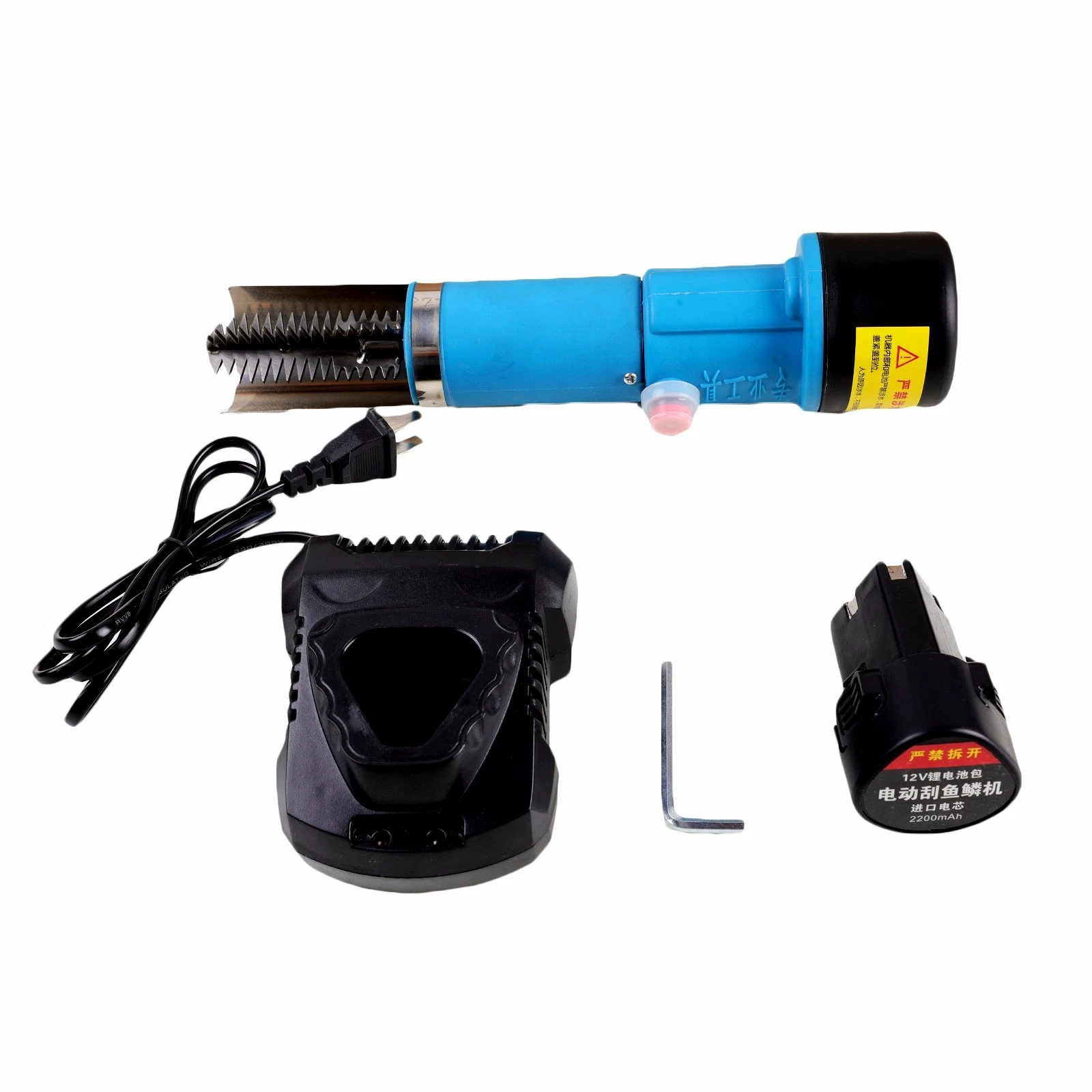 Electric Fish Scale Clean Tool Seafood Remover DescalerScaler Scraper Peeler