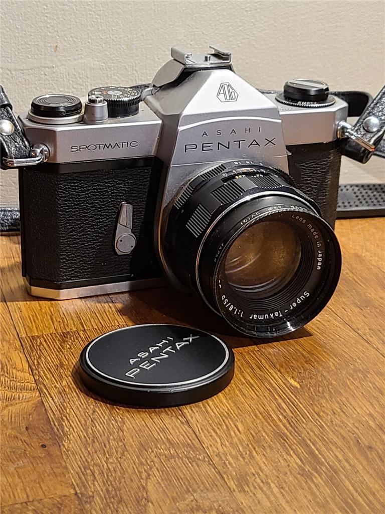 [美品動作品]PENTAX SP + SuperTakumar 55mm Asahi Pentax SP 500 + Asahi Super-Takumar 55mm f/2 M42 lens