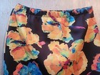 Rafaella Tropical Floral Comfort Skirt Size Medium Elastic Waist 22 In Long — photo 3