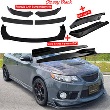 For Kia Cerato Koup Front Bumper Lip Spoiler Body Kit Sideskirt Rear