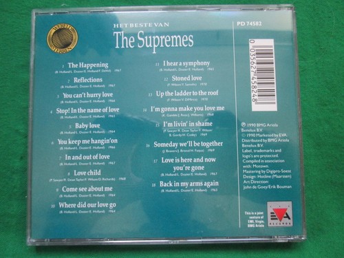 DIANA ROSS & THE SUPREMES - HET BESTE VAN - EVA RECORDS - CD - Foto 2 di 2