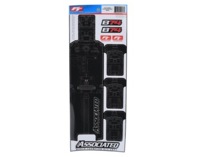 Team Associated B74 Chassis Schutz Folie ASC92253 B74.1, B74, 