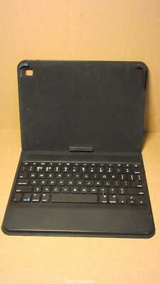 ZAGG MESSENGER-I-ID8BSF-BBU Folio Case Non-backlit Bluetooth Keyboard for Apple