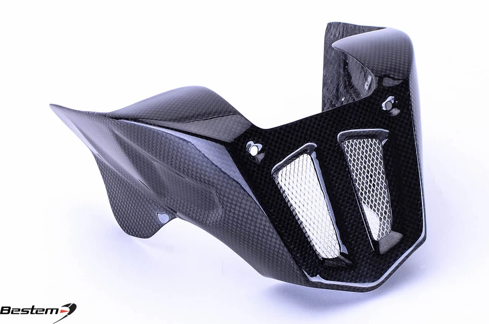 Kit de alerón de fibra de carbono Ducati Monster Hypermotard 696 796 1100 EVO  Foto 2 de 4