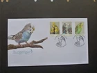 AUSTRALIA 2022 BUDGERIGARS -SET 3 STAMPS FIRST DAY COVER