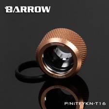 Barrow Choice Low Profile Rigid Tube Fitting 16mm Champagne - 8 PCS