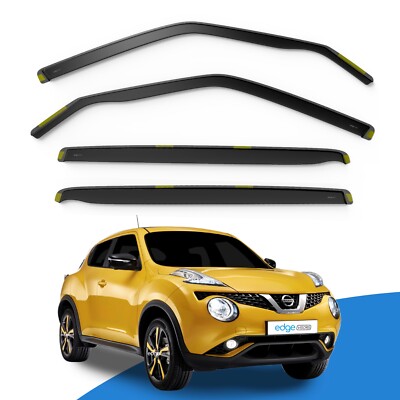 Wind Deflectors For Nissan Juke 2010-2019 5 Door SUV 4pc Edgevisors Tinted