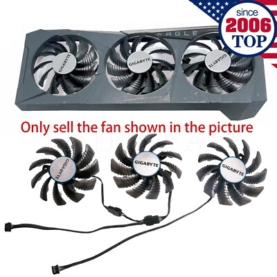 New Cooling Fan for Graphics Card GIGABYTE RTX 3070 8GB EAGLE T128010SU