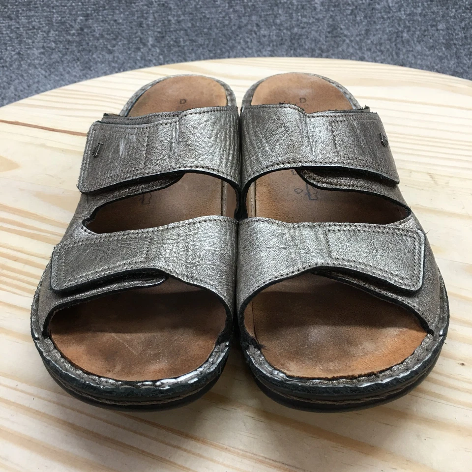 Sandálias Finn Comfort Feminina 40 Jamaica Slide Marrom Salto Cunha Casual - Imagem 4 de 4