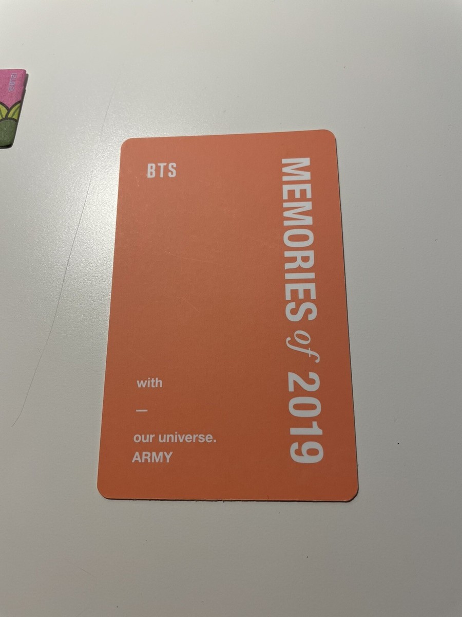 OFFICIAL BTS Memories of 2019 DVD Photocard Park Jimin | eBay