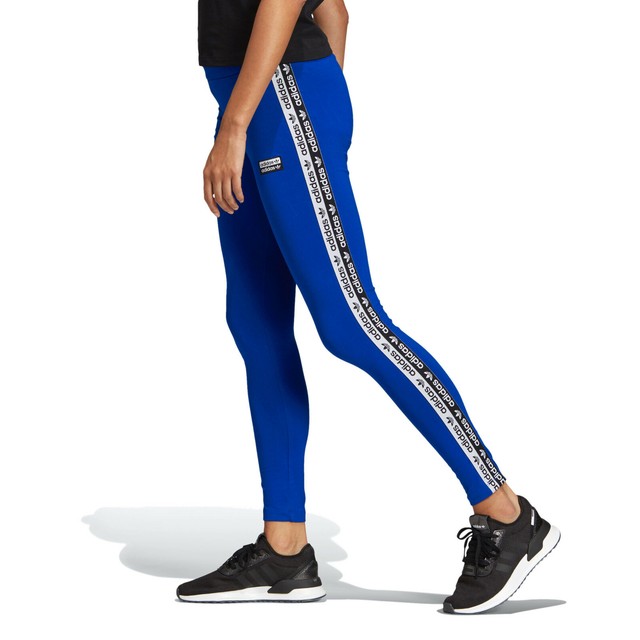 adidas trefoil taped leggings