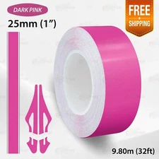 MAGENTA 1" 25mm PIN STRIPE Car Model Bike Streamline TAPE Decal Vinyl Sticker