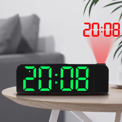 Projection Alarm Clock LED Digital Alarm Clock Multifunctional for Home Office D