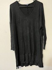 AMERICAN EAGLE Woman's M Black Sweater Dress Knit Oversized Stretch Soft