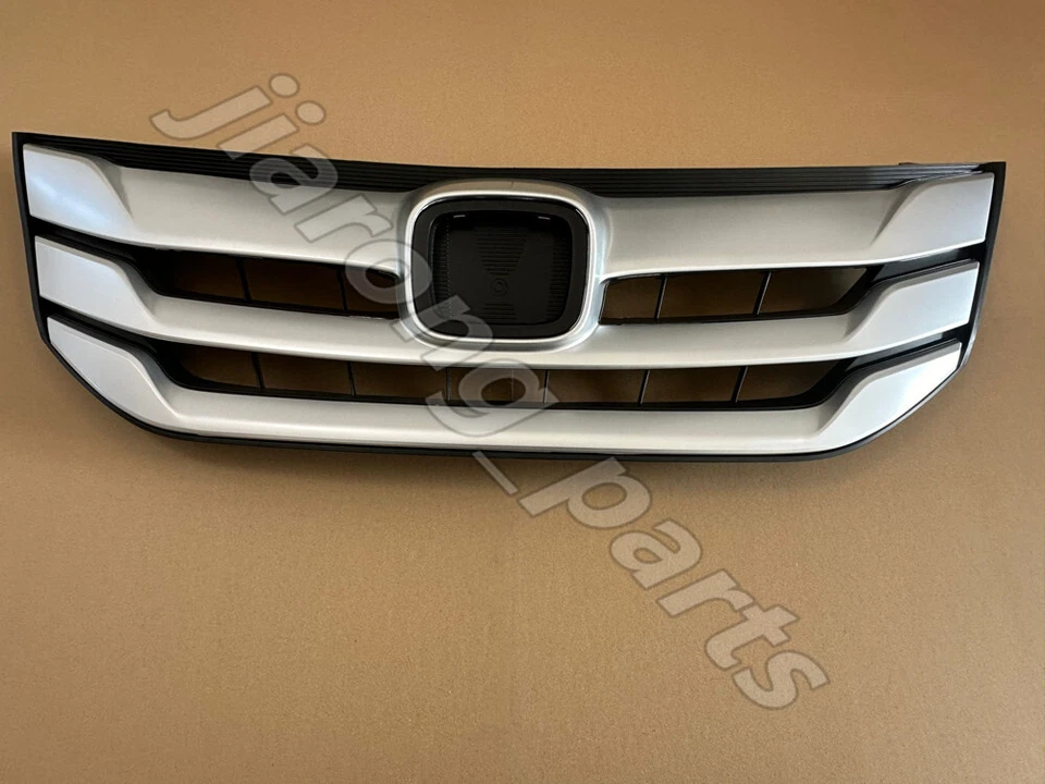 🔊Para Honda Crosstour 2013-2015 Parrilla de parachoques superior delantera con cromo Foto 4 de 4