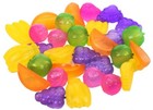 40/60Pcs Fruit Shape Reusable Plastic Ice Cubes for Drinks Cooling Tool