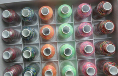 Gütermann Bulky-Lock 80 1000m Bauschgarn Overlock Multicolor 0,79 /100m 7 Farben