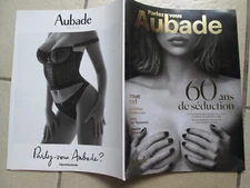 CATALOGUE lingerie nylon AUBADE 60 ANS DE SEDUCTION english french 70 pages 2018
