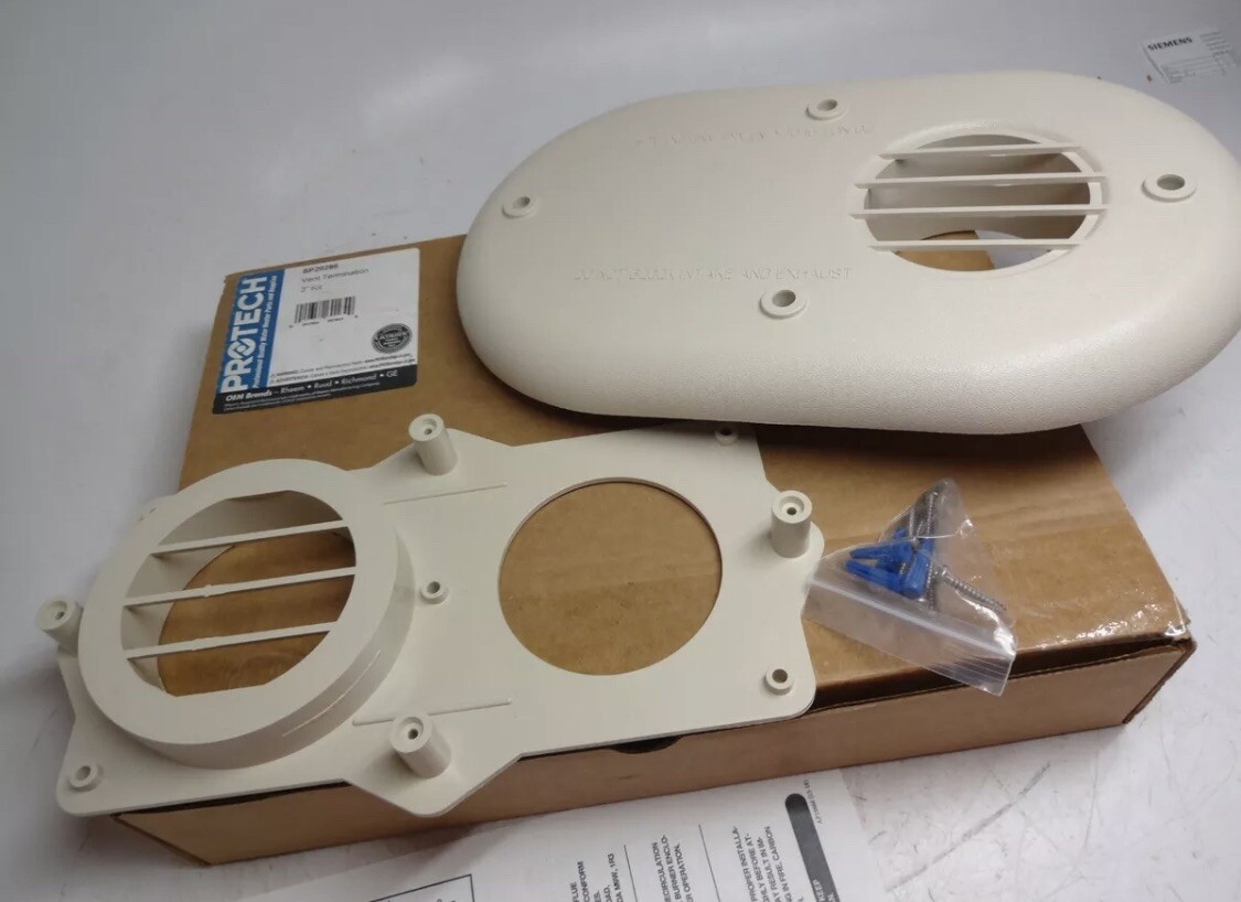 New Protech SP20286 Vent Termination Kit 3 OEM Rheem Ruud Richmond  Vanguard GE | eBay