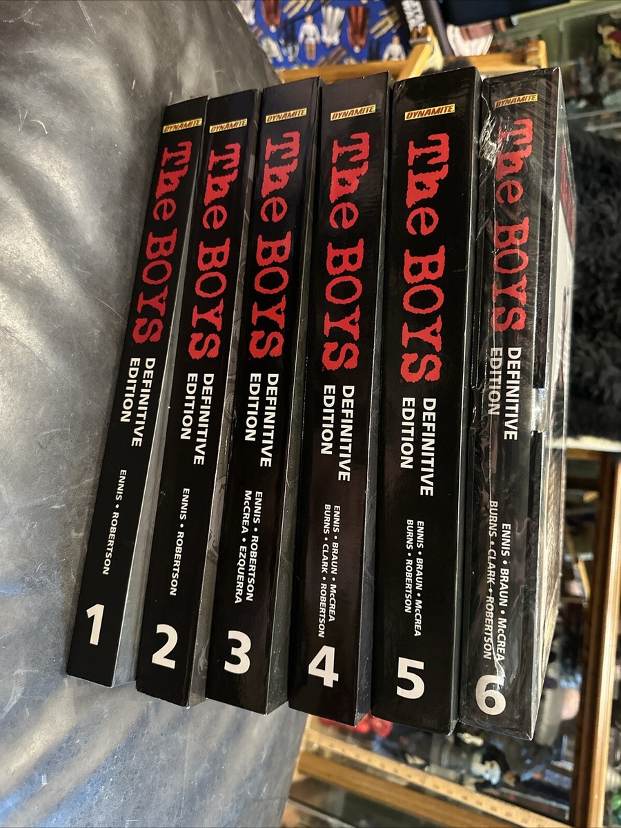 The Boys Definitive Edition Volume 1-6 Complete Hardcover