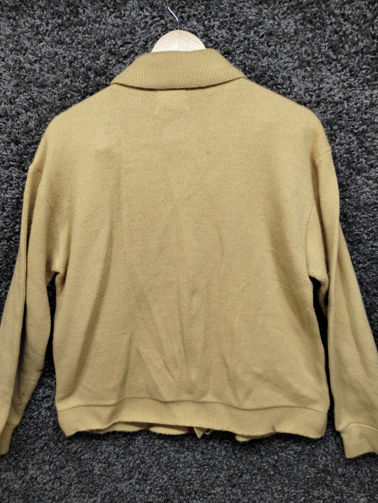 Vintage Brent Montgomery Ward Coatigan Men Lage Brown… - Gem