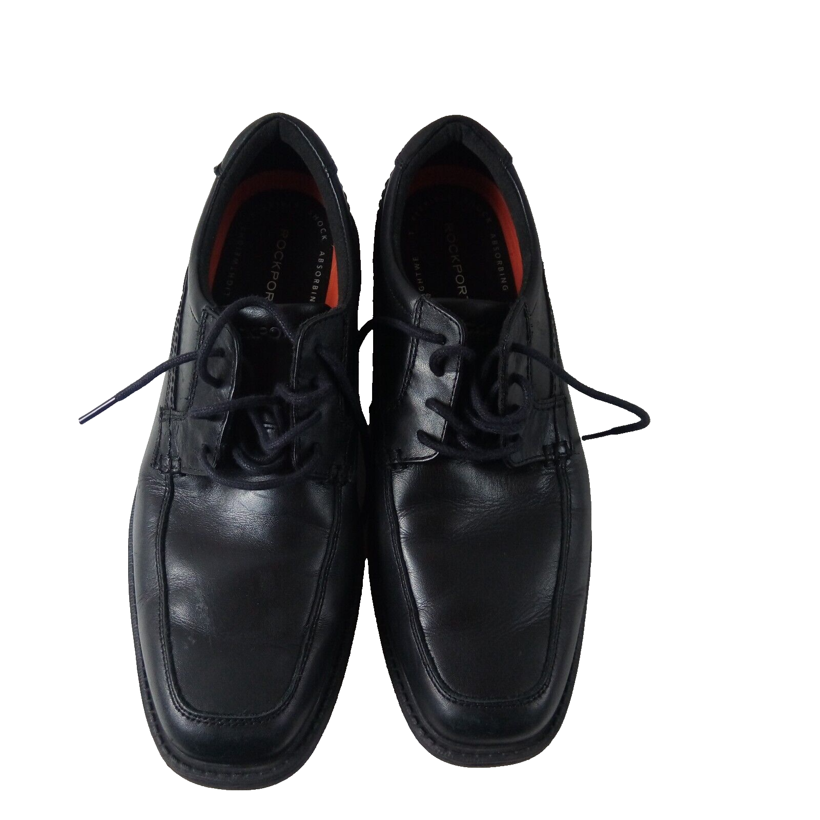 SAOLA Scarpe uomo Rockport leggere flessibili ammortizzanti pelle nera taglia 8