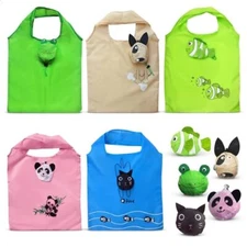 5Pcs Reusable Grocery Bags Foldable - Grocery Bags Reusable Shopping Bags 