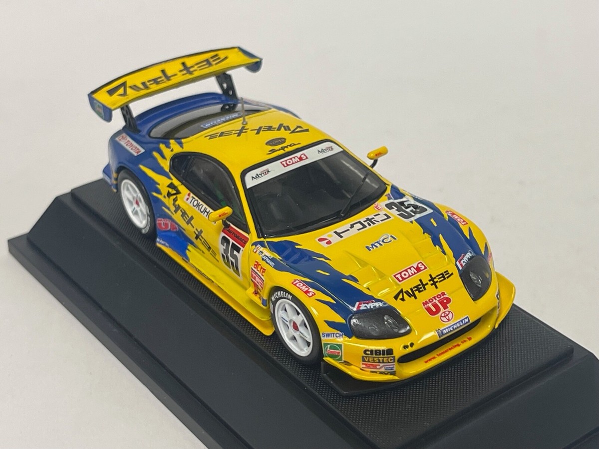 ミニカー EBBRO 35 YELLOW HAT SUPRA 1/43 1/43 Ebbro Yellow Hat Toyota Supra JGTC 2004 car #35 #598