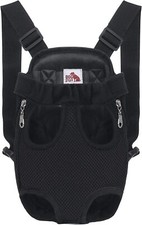 Dog Carrying Backpack by Dogstuff  Easy Fit Legs Out Pet Backpack Carrier-S, M, L