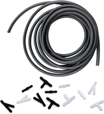 Windshield Washer Hose Kit, 4 Meter Fluid with 12 Pcs Hose... 