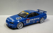 SOLIDO 1 18 Nissan Skyline GT R (R34) Street Fighter (Calsonic Blue) Diecast Min