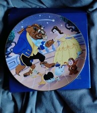 New Disney Beauty and The Beast Decorative Plate Collectable Kenleys 