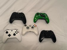 Lot 5 Xbox Controllers One Wireless 360 Minec...