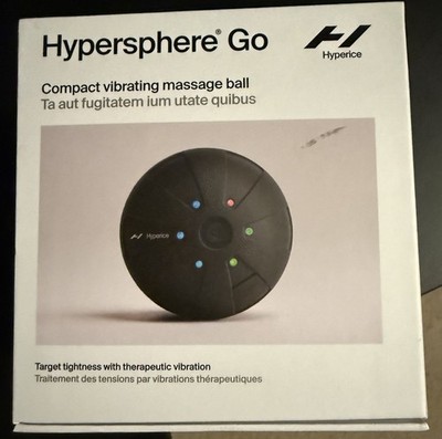 Hyperice Hypersphere Go Compact Vibrating Massage Ball with Stand & USB