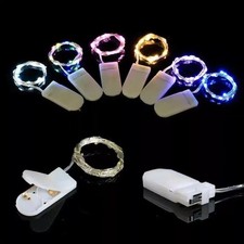 LED Copper Wire Fairy Lights Battery Operated1M 2M 3M 5M Christmas Wedding Party