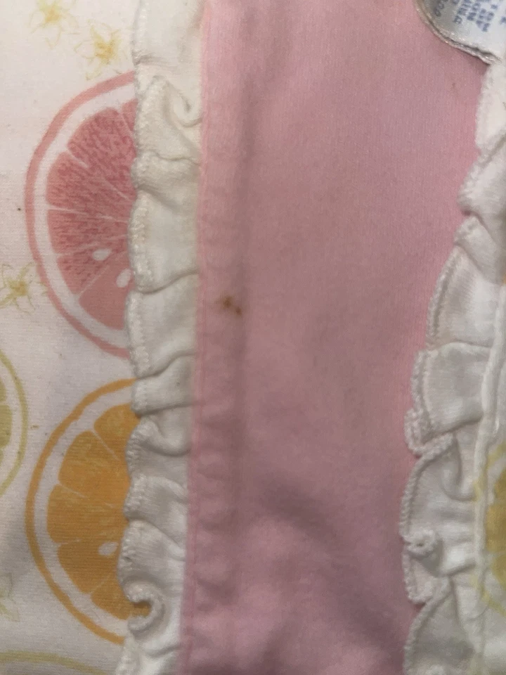 Manta Gymboree Slice of Summer 2003 Naranjas Limones Limas Volantes Rosa RARA DIFÍCIL DE ENCONTRAR Foto 4 de 4