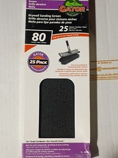 Gator 11 in.  x 4.25 in. 80 Grit Drywall Sanding Screen 1 pk Of 25 Sheets Bulk P