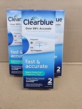 4PK Clearblue Rapid Detection Pregnancy Test 2 Test Each EXP 10/2026