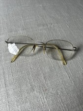 Vintage Giorgio Armani 1002 707 Matte Silver Eyeglasses Frame 51-21 135 Italy