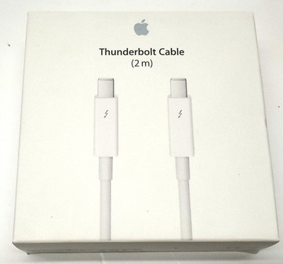 NEW SEALED Genuine Apple A1410 Thunderbolt Cable (2m) MD861ZM/A N2024 C0