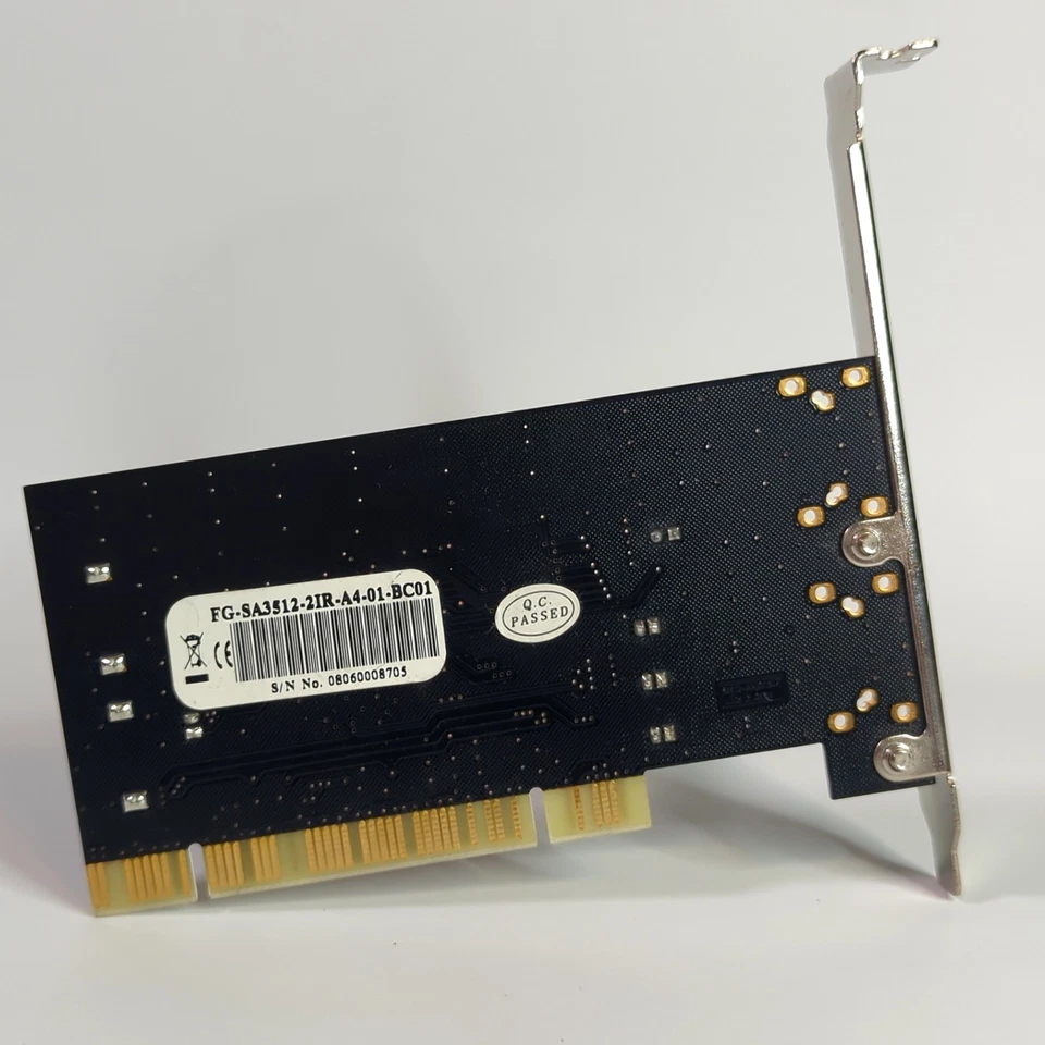 Silicon Image SiI3512 2-Port SATA II RAID PCI Card - Tested - Image 2 of 4