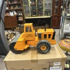 Tonka Road Roller Yellow Black Pressed Steel Construction Vehicle Toy