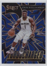 2021-22 Panini Select Turbocharged Blue Prizm Zion Williamson #1 11n6