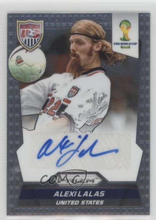 2014 Panini Prizm World Cup Signatures Alexi Lalas #S-AL Auto 0sc3